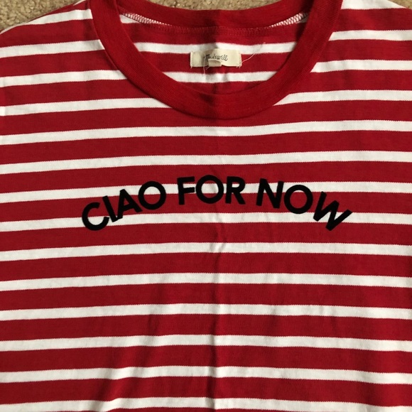 Madewell Ciao For Now Tee EUC - Picture 2 of 4